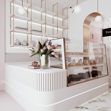 Architectural and design trends for pastry shops