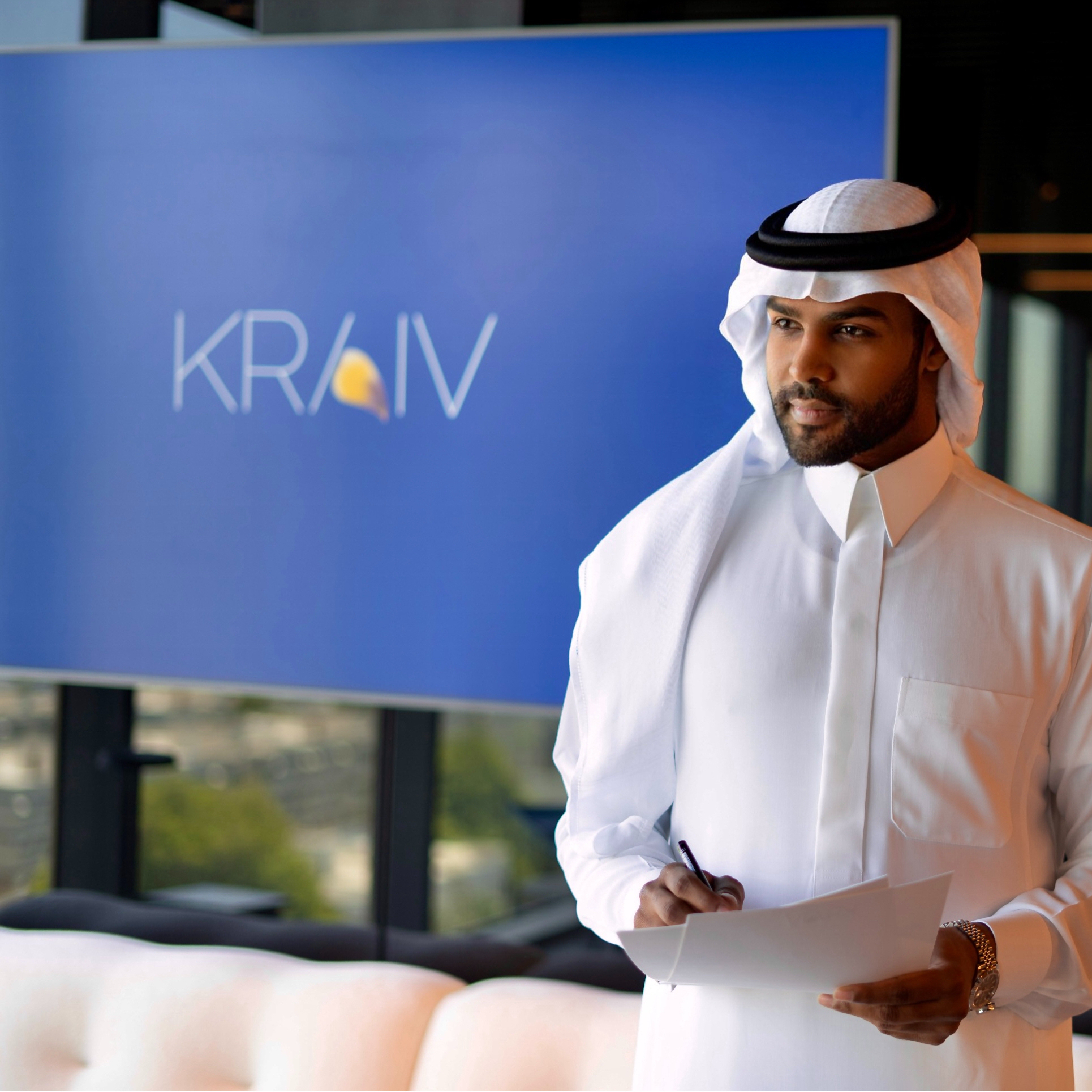 Amro Badego, the CEO of Kraiv