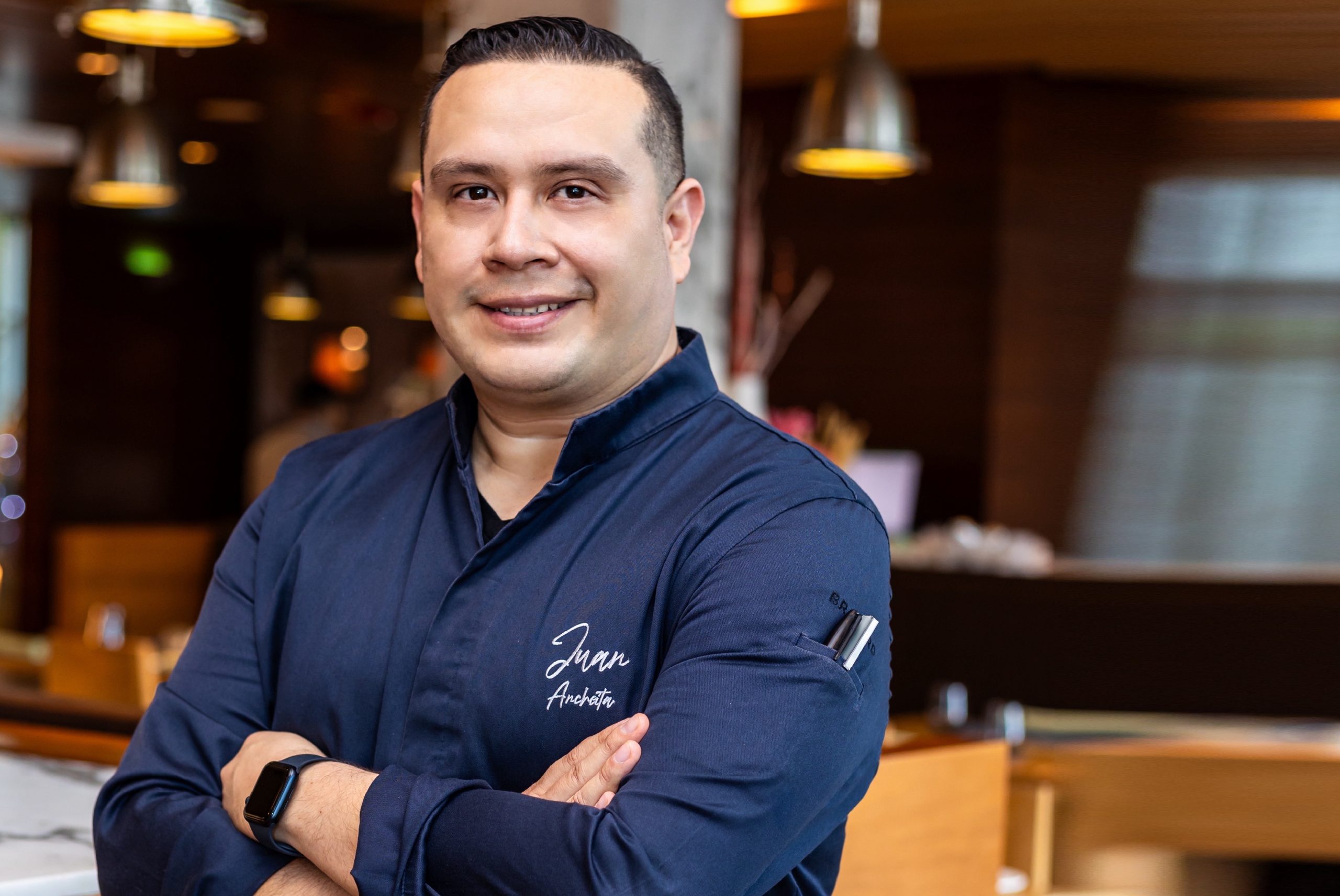 chef Juan B. Ancheita with Double Tree By Hilton JBR