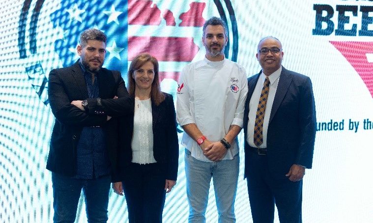 Showcasing U.S. Beef at a technical seminar for restaurateurs and chefs in Egypt